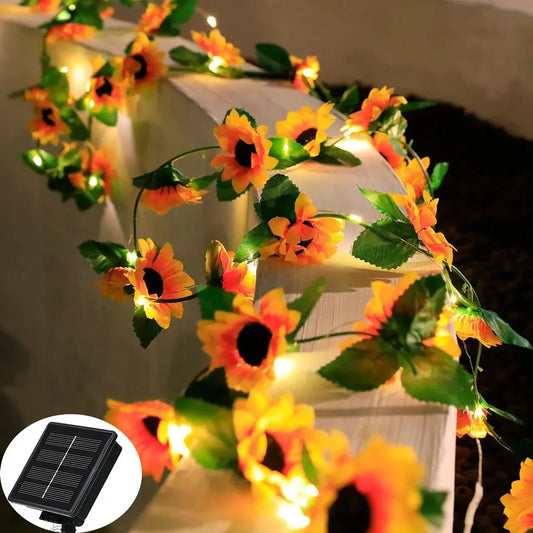 Guirnalda Girasoles Solar