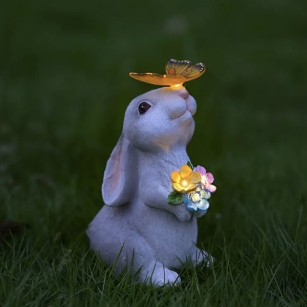 Conejito con Flores de Luz