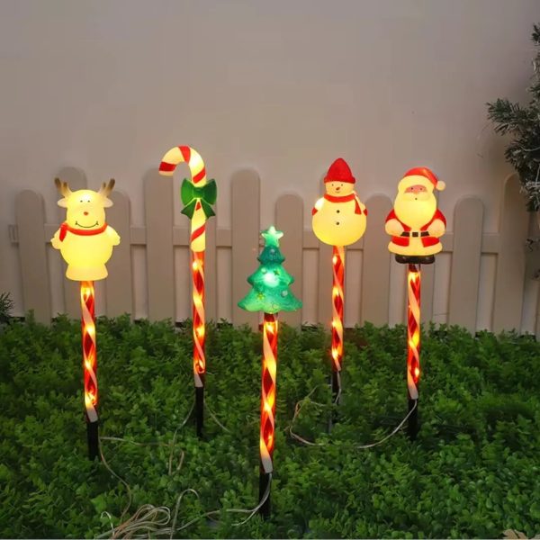 Estacas figuras navideñas